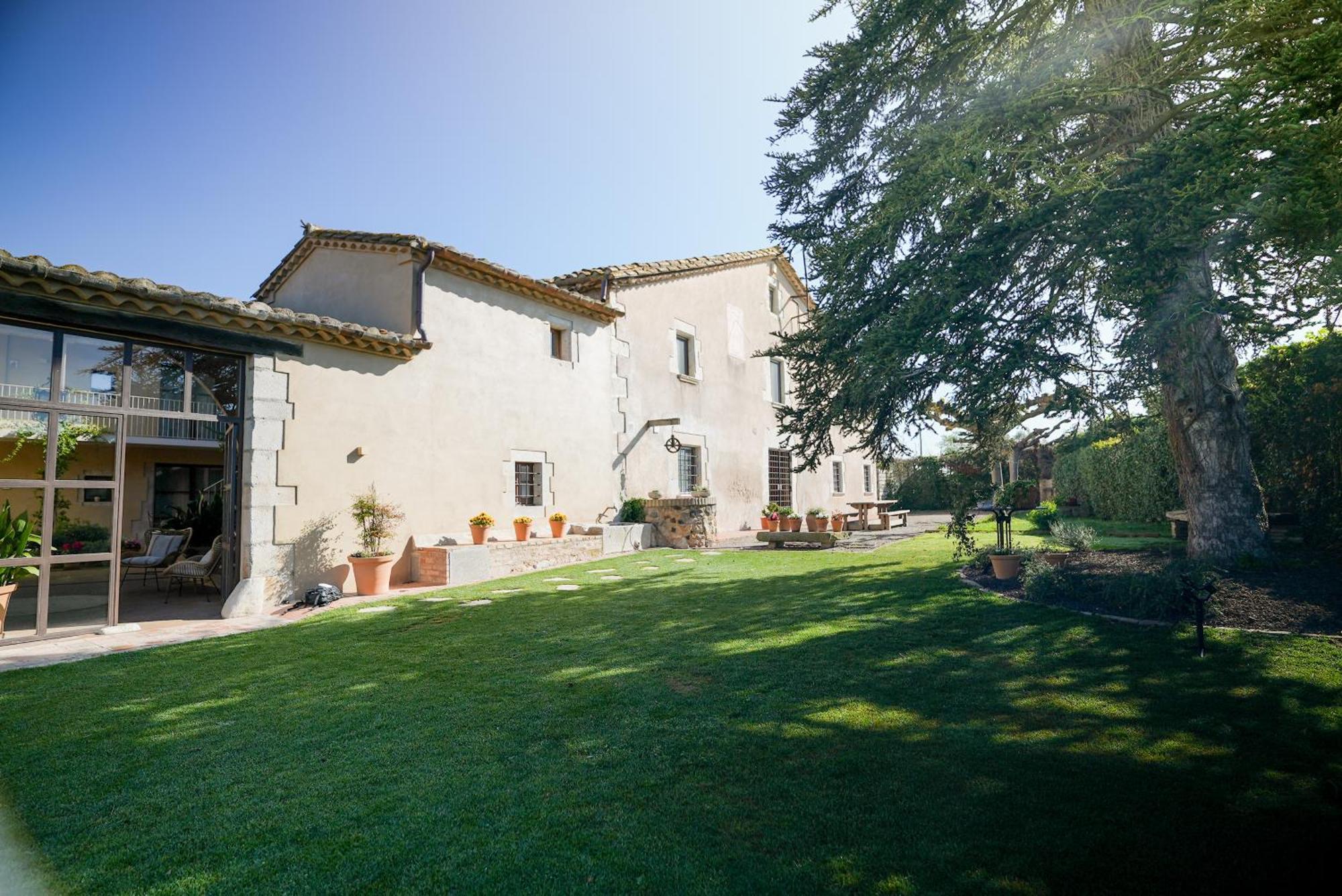 Mas Pla Bed & Breakfast Riudellots de la Selva Exterior photo