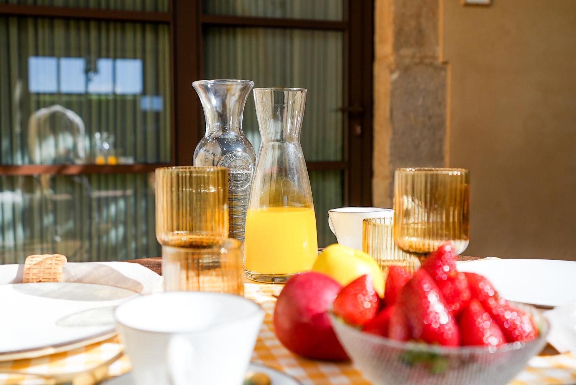 Mas Pla Bed & Breakfast Riudellots de la Selva Exterior photo
